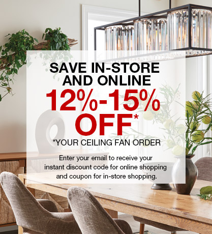 Ceiling Fan & Lighting Deals, Coupons, Promo Codes